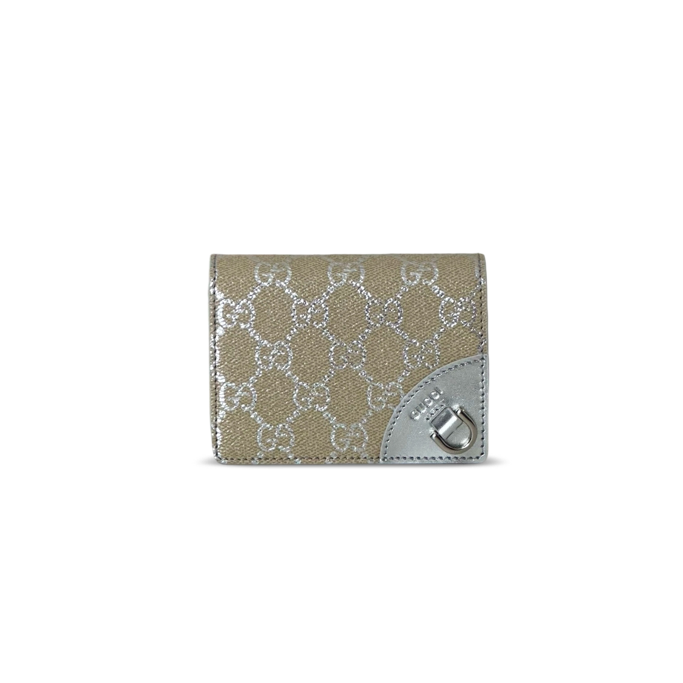 GUCCI GG EMBLEM SMALL WALLET 820692 (11*8.5*3cm)